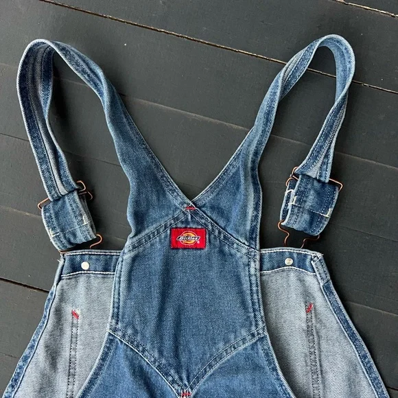 Dickies Classic Blue Denim Overalls - Picture 6 of 11